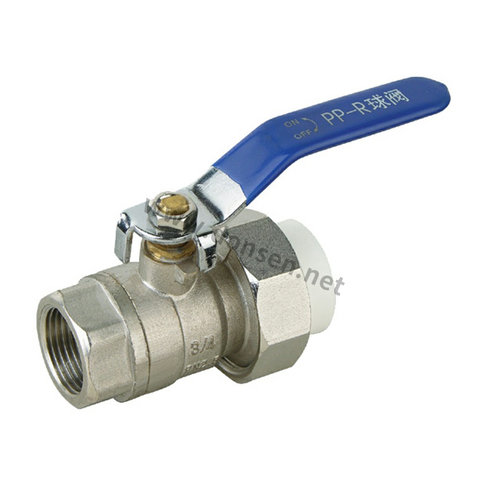 內牙單活接銅球閥